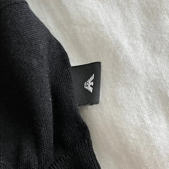 Emporio Armani Black Crewneck Sweater